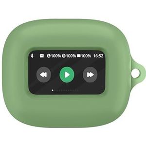 Voor JBL Live Flex 3 hoofdtelefoon case Siliconen case Drop-proof en stofdichte hoofdtelefoon case (Lichtgroen)