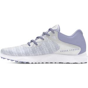 Under Armour Dames Charged Breathe 2 Knit Spikeless Cleat Golfschoen, (500) Celeste/Celeste/Wit, 40.5 EU