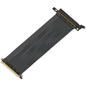 LINKUP - (25 cm) PCIE 3.0 16x Afgeschermde Extreem Snelle Stijgkabel Premium PCI Express-Poortuitbreidingskaart | Rechte Mof - TT compatibel