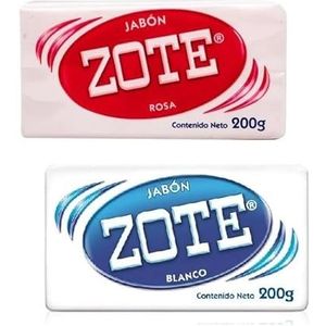 Laprove Zote Zeep, wit, 1 x 200 g en roze, 1 x 200 g