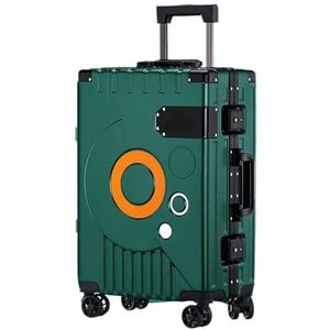 Reiskoffer Handbagagekoffer Bagage Harde Bagage Met TSA-slot Spinner Aluminium Frame Trolleykoffer Universeel Wiel Handbagage Trolleykoffer (Color : D, Size : 22 inch)