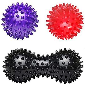 3 stuks massageballen egelballenset voetmassageroller van hoge kwaliteit en duurzaam voor stress reflexologie en triggerpointmassages voor rug, benen, voeten en handen spiermassage ontspannen