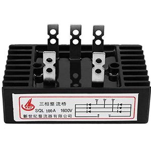 Driefasige AC Naar DC Gelijkrichter 5 Terminal Module Diode Bridge Rectifier Silicon SQL100A Versterker 1600V 3 Fase AC Naar DC