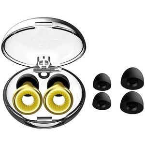 Anti-geluid slaap geluiddichte oordopjes siliconen diepe slaap ruisonderdrukking concert oordopjes herbruikbare ruisonderdrukking benodigdheden (grijs)