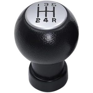 Auto Pookknop Voor Suzuki Voor Swift SX4 Voor ALTO Voor S-Cross Shifter Stick Deurkruk Handleiding Adapter 5 Speed ​​T Type Pookknop Pookknoppen(Matte Silver)