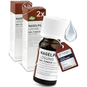 N1 Antinagelschimmeloplossing 2 x 10 ml - [Medische nagellak met bewezen werking] - apotheekproduct - nagelschimmelbehandeling snel intensief aan handen en voeten