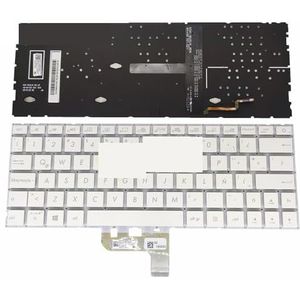 Verlicht toetsenbord met achtergrondverlichting voor ASUS Zenbook 13 UX334 UX334FL UX334FA UX334FAC Japans 0KNB0-162DUK00(Latin white)