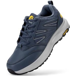 Fitville Extra Brede Wandelschoenen Heren Waterdichte Schoenen Antislip Wandelschoenen Outdoor Schoenen Blauw 42 EU Breed