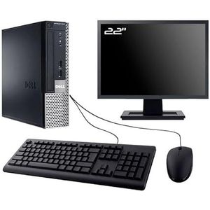 DELL PC Optiplex 7010 USFF Display 22 inch Intel I5-3470 RAM 16 GB SDD 240 GB W11 WiFi (gereviseerd)