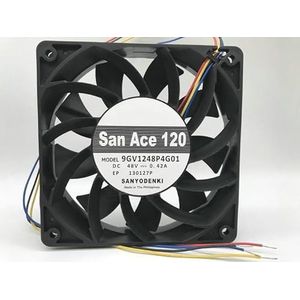 LMNCBVYA High-Performance 120mm Cooling Fan 48V 0.42A 4-Wire - Model 9GV1248P4G01 for Efficient Heat Dissipation