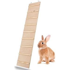 PETGARD WEGA Houten ladder, voor knaagdieren, 85 x 18 cm, van onbehandeld multiplex