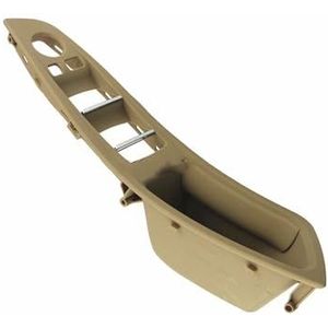 Auto interieurdeurgrepen Voor BMW 5-serie F10 F11 Auto Linksgestuurd LHD Binnendeurhendelpaneelafdekking(Beige)