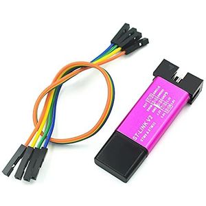 Haslbeck Link V2 Mini STM8 STM32 Simulator Download Programmeur met afdekking (willekeurige kleur)