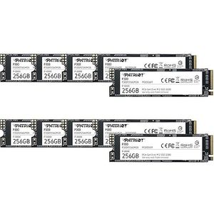 Patriot P300 256GB Interne SSD - NVMe PCIe Gen 3x4 - M.2 2280 - Solid State Drive - 10 Pack