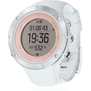 Suunto Ambit3 Multisport GPS-horloge voor dames, 15 uur batterijduur, hartslagmeter + borstband (maat M), waterdicht tot 50 m, saffiersteen, SS020672000