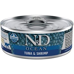 N&D CAT OCEAN TUNA & SHRIMP 70 GR