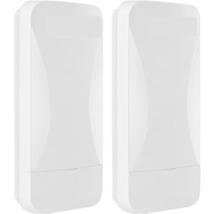 Wifi-brug For Buiten, 1 Km, 2,4G 300 Mbps Draadloze Router, Langeafstandsversterker, AP CPE-routerkit, Brug, Wifi-repeater Eenvoudig Brede Compatibiliteit(2pcs)