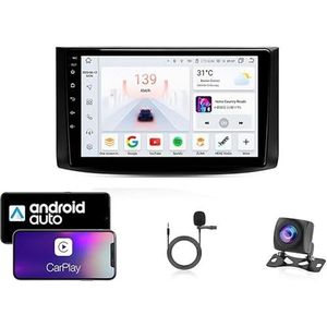 Android 13 Dubbel Din Auto Stereo Touchscreen Auto Stereo Voor Chevrolet Aveo 2006-2012 Met Bluetooth GPS Navigatie WiFi FM Radio USB/SWC/Plug en Play Ondersteuning Carplay&Android Auto(4 Core Wifi 1G