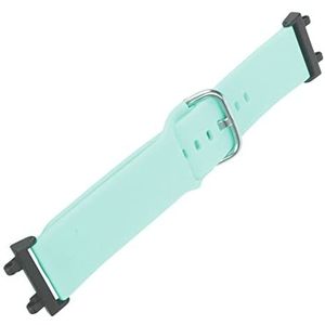 Siliconen Slimme Horlogeband, Verstelbare Zachte Stijlvolle Vervangende Ademende Slimme Horlogeband voor Heren Dames voor op Kantoor (Lichtblauw)