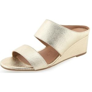Aerosoles Dames Wheeler Wedge Sandaal, Zacht Goud Canvas, 12