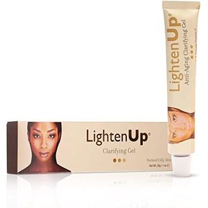 LightenUp Anti-aging huidblekende gel, 30 ml, anti-aging crème, met alfa-arbutine, arganolie, vitamine C