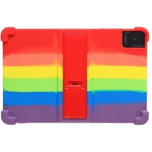Geschikt for TCL Tab 10 Gen2 8496 10.1 Inch Skin 4 Hoeken Schokbestendig Airbags Zachte Siliconen Verstelbare Stand Cover (Color : MULTI, Size : For TCL Tab10 Gen2 8496)