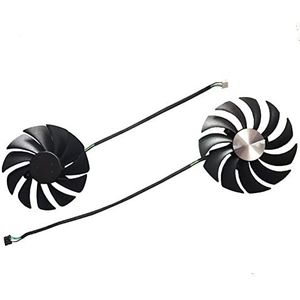 Nieuwe 2 stks 89 mm 100 mm CF1010U12S CF9015H12S 4PIN 12V GeForce RTX3070 CPU GPU Wennen Zotac RTX 3060 Tweeling RTX 3060 Ti koelfans (Color : 1Lot)