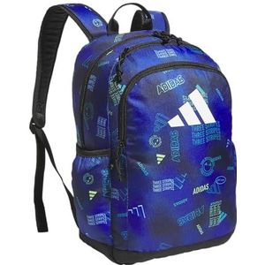 adidas Affiliate rugzak voor jongens (27l) duurzame student atletische sportschool laptop boekentas meisjes, Adi Haze Collegiate Navy/Wit, One Size, Affiliate Rugzak (27l) Duurzame Student Atletische