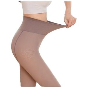 Panty's 220 g winter dikker plus fluwelen vrouwen warme panty panty femme kousen sexy hoge taille herfst Panty Voor Dames (Color : Grey, Size : Without)