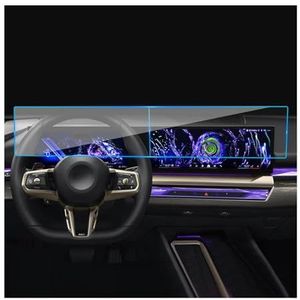 Displaybeschermfolie Voor BMW I5 2023 2024 2025 Navigatiescherm Geharde Film Dashboard Krasbeschermer(Navigation Split Film)