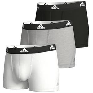 Adidas Boxershorts, onderbroeken, voor heren, verpakking van 3 stuks, comfortabel, van katoen, maat S - 3XL, M