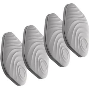 Nutale Findthing Sleutelzoeker, Bluetooth Tracker Item Locator met Sleutelhanger voor Sleutels Huisdier Portefeuilles of Rugzakken en Tabletten (Grijs)