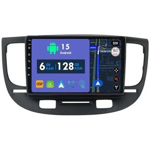 RoverOne Autoradio GPS voor Kia Rio 2 2005 2006 2007 2008 2009 2010 2011 Carplay Android Auto Stereo Hoofdeenheid Bluetooth WiFi Radio Speler Sat Navigatie