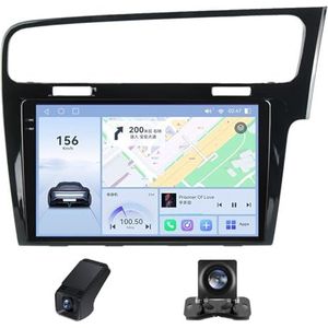 Android13 Autoradio geldt voor Volkswagen Golf 7 2012-2020 9inch Touchscreen Autoradio met Wireless Carplay Android Auto Navi GPS Bluetooth RDS Radio+Telecamera Achterkant(NF-6)