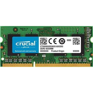Crucial 1x2GB, DDR3 SODIMM, 1600MHz, CL11