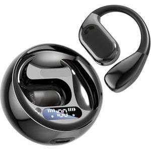 AI Vertaling Earbuds Real Time 144 Talen Vertaler met App, Bluetooth 5.49 Draadloze Oordopjes voor Android, Music Calling en Clear Conversations (BLACK)