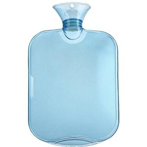 DieffematicRSD Warmwaterkruik Warmwaterkruik Warme Handtas Spoelwater Explosieveilig Verdikte Transparant (Color : Blue)