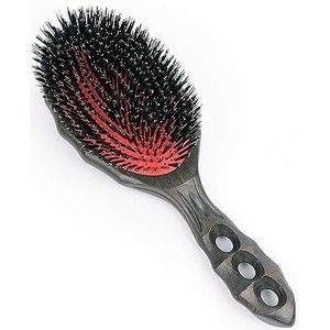 YS Park Haarborstel - Kever - Luster Air Eco Styler Normaal Kussen - Carbon Wood Air Vent - 1 Boar YS-68AC1 door YS Park