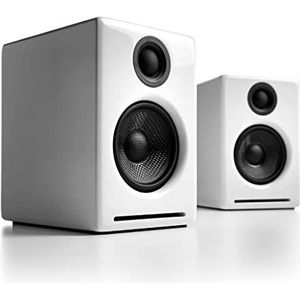 Audioengine A2+ Draadloze Bluetooth Computerluidsprekers - 60W Bluetooth Luidsprekersysteem voor Thuis, Studio, Gaming