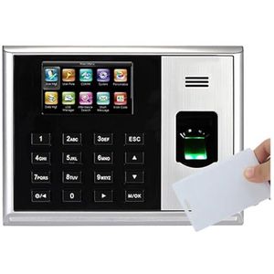Tijdklok, S30 TCP/IP Biometrische Vingerafdruk Tijdregistratie Optioneel 13,56 MHZ MF IC Kaartlezer Vingerafdruk Tijdregistratie Tijdklok voor kleine bedrijven en kantoren(S30-IC,1_PLUG)