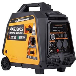 MaXpeedingrods - Inverter - Stroomgenerator - 3500 W - LPG/Benzine - Digitaal - Stil en Licht