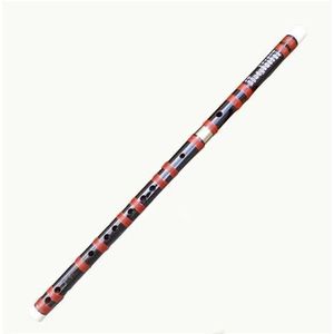 Instrument Enkelvoudig Aangesloten Witkoperen Bitterbamboefluit Zwarte Dwarsfluit Voor Beginners bamboe fluit Traditionele (Color : G)