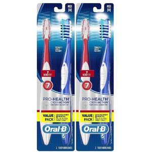 Oral-B Pro-Health Alles-in-één middelgrote tandenborstel (4 tellen), kleur kan variëren