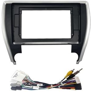 Radio Fascia 10 Inch Compatibel met Camry 2015+ 2Din Autoradio Fascia DVD Stereo Frame Plaat Adapter Montage Dash Installatie Bezel MP5 Panel Frame Kit (Kleur: Frame een koord)