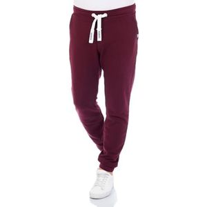 riverso RIVLino Joggingbroek voor heren, katoen, regular fit, lange sweatpants, trainingsbroek, vrijetijdsbroek, sportbroek, grijs, rood, blauw, zwart, groen, maten S, M, L, XL, XXL, 3XL, 4XL en 5XL,