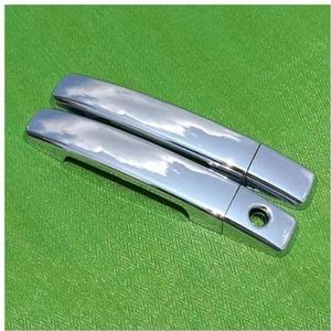 Voor Nissan Voor Pathfinder R51 2005-2012 Chromen Deurgreep Cover Trim Set Voor 4-deurs Auto Accessoires Stickers(No Button)