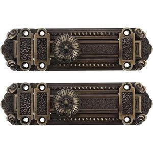 Decoratieve haakjes 2 stuks zinklegering antieke deur raam grendel vintage beveiligingsschuifgrendel slot for thuis