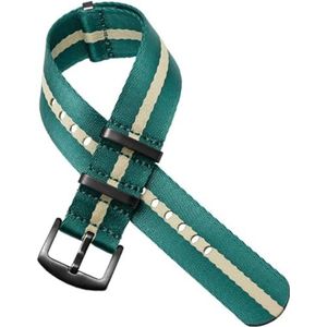 Nylon horlogeband, canvas horlogeband, NAVO-band for vervanging van militaire polsband Bandbreedte: 18 mm / 20 mm / 22 mm / 24 mm Riemdikte: 1,3 mm