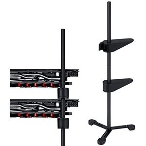 Ximan GPU-compatibiliteit, verstelbare GPU in zwart met tweetraps ontwerp, grafische kaart uitbreidingsframe, vermindert de uitvalsnelheid en voorkomt buigen