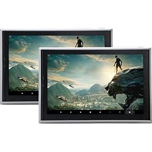 Draagbare dvd-speler voor videospelers op hoofdsteunen in auto's Hoofdsteun Display 10.1 Inch Auto Monitor Multifunctionele Tablet Touch Screen 1080P Auto Video Player Link HDMI met HD-roterend scherm
